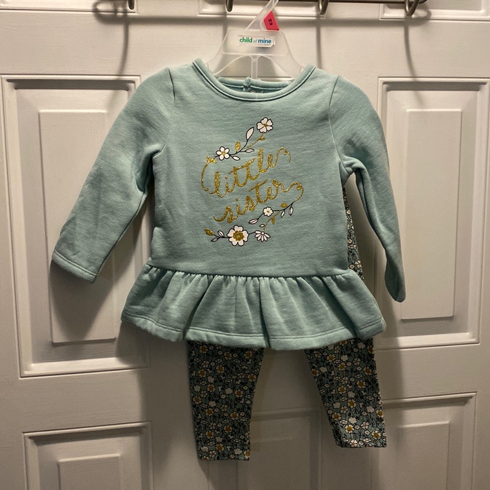 Two piece floral set, Child of Mine by Carter’s